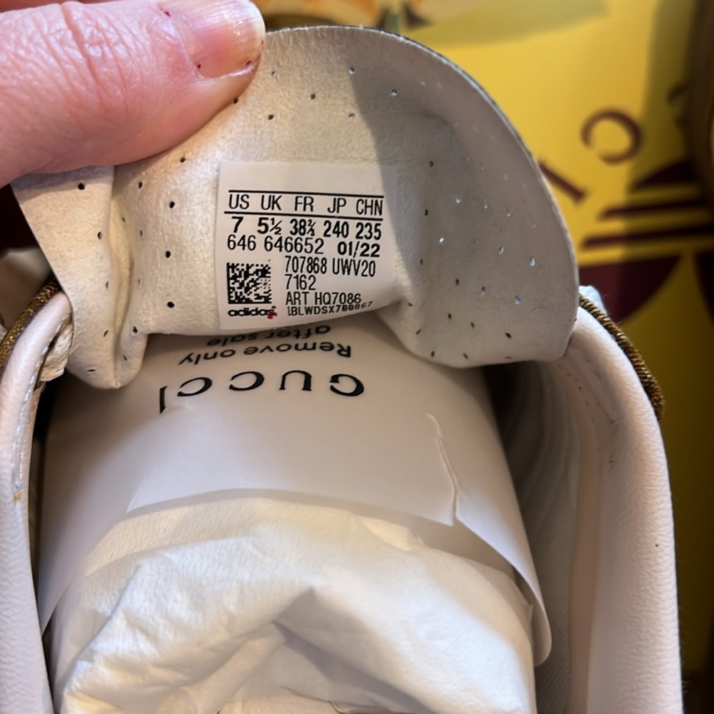 Gucci Women's Sneakers in Brown and White - Picture 9 of 12